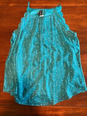 NWT- Fortune+Ivy Teal Camisole